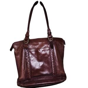 COLE HAAN EUC LRG LEATHER TOTE BAG